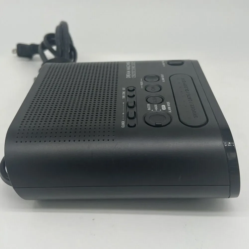 Sony Dream Machine Clock Radio - Black (ICFC218) Tested And Working